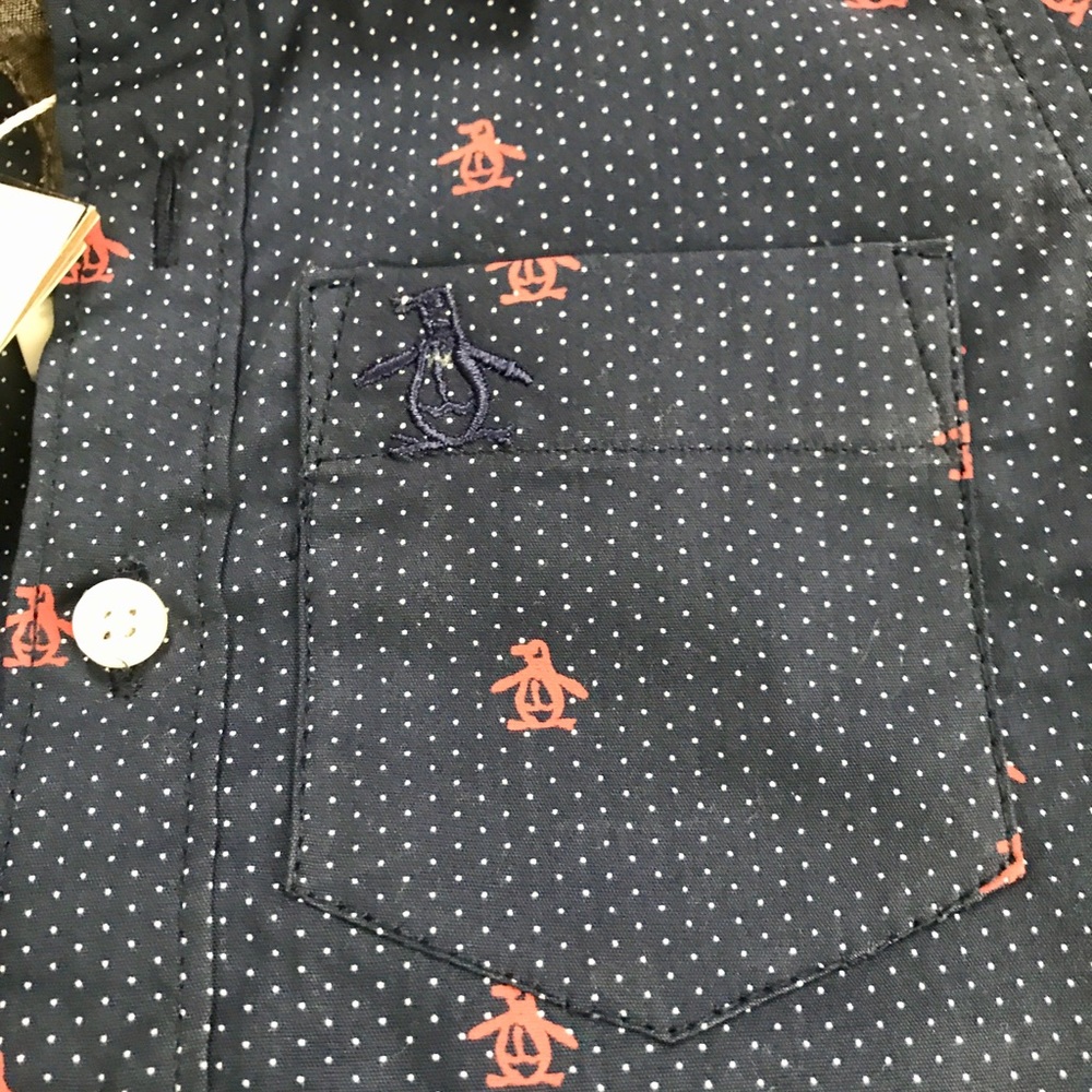 Original Penguin Plaid Buttoned Down Shirt - Picture 6 of 6